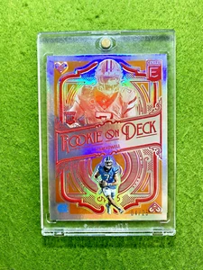 Sam Howell ORANGE PRIZM #/25 ROOKIE CARD 2022 SAM HOWELL Rookie on Deck ELITE RC - Picture 1 of 11