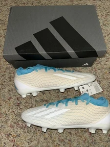 Botines de fútbol Adidas X Speedportal.3 FG Parley talla 5,5 blancos para jóvenes ID9326 - Imagen 1 de 3