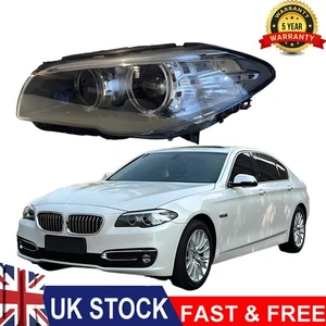 For BMW 5 Series F10 F11 LCI Bi Xenon HELLA Headlight Passenger Side 2013-2017 - Picture 1 of 5