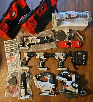Porter-Cable PCCK6118 20V MAX Li-Ion Cordless 8-Tool Combo Kit New - Image 1 of 4