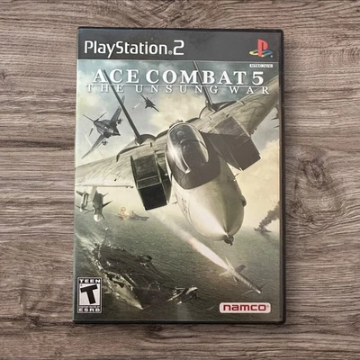 Ace Combat 5 : The Unsung War (Sony PlayStation 2, PS2); Fast Shipping! - Image 1 of 4