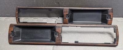 1991-1996 Chevy Caprice Внутренняя Дверная Панель Ручка Отделка Ободок Окружение ПАРА - Изображение 1 из 4