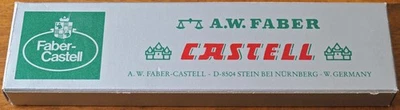 A.W.Faber Castell: 11 Bleistifte Härte: F - unbenutzt in original Pappschachtel - Bild 1 von 3