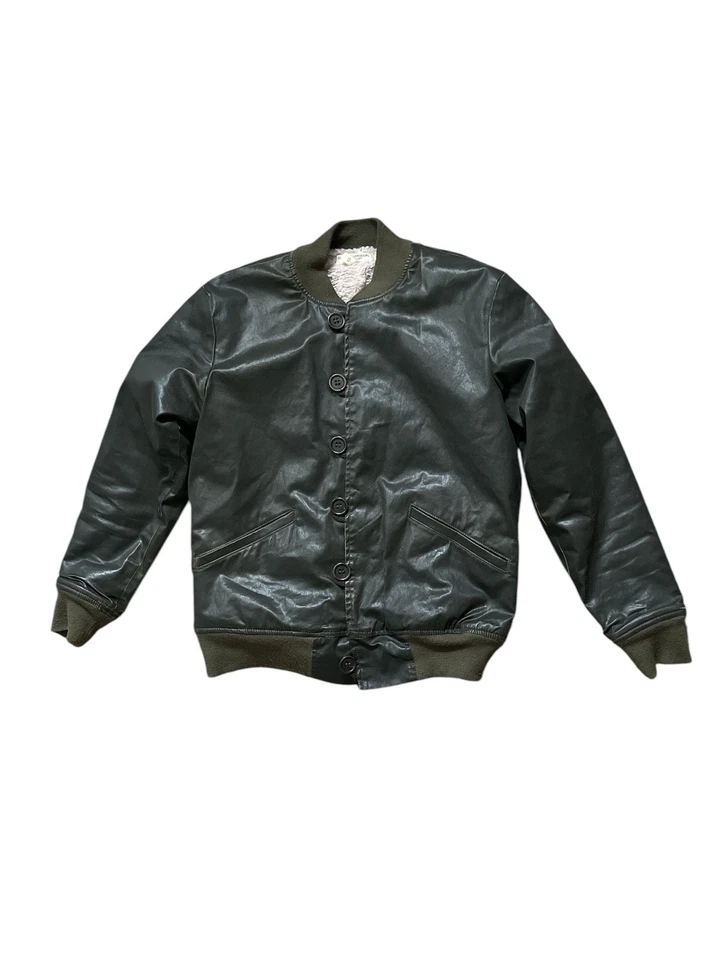 Восковая куртка-бомбер Current Elliott x Charlotte Gainsbourg шерпа с подкладкой размер 0 - Изображение 1 из 4