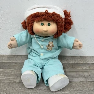 Vintage 2008 Cabbage Patch Doll Red Hair Green Eyes Dimple 25th Anniversary - Picture 1 of 8