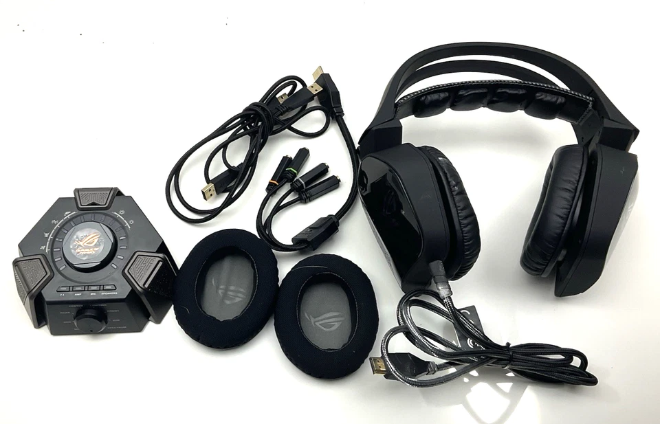 ASUS ROG Centurion True 7.1 Surround Sound Gaming Headset  10-Driver + USB Audio - Image 1 of 4