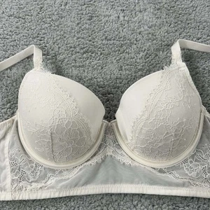 Auden Bra 36B Longline Bra Lightly Lined Demi Coverage Long Long - Picture 1 of 10