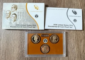2016 S United States Mint Presidential $1 Coin Proof Set Box & COA - Picture 1 of 5