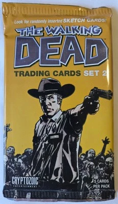 Tarjetas coleccionables de The Walking Dead (juego 2) un paquete de 5 cartas Skybound SKETCH 2013 Foto 1 de 3