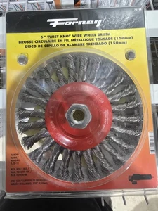 Forney 72758 9000 rpm 5/8 in. Twist Knot Wire Wheel Brush 6” - Picture 1 of 2