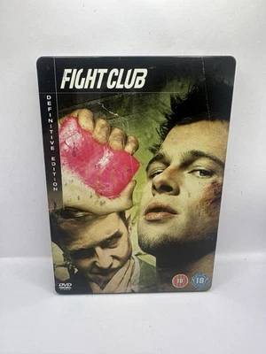 Fight Club (1999) DVD 2 Disk Definitive Edition Steelbook Brad Pitt Rare - Image 1 of 4