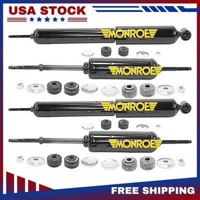 For 1980 1981 1982 Chrysler Cordoba 4PCS Monroe Front Rear Shock Absorber Set - Image 1 of 3