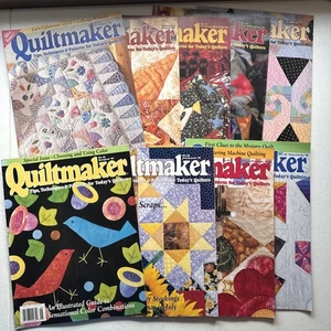 Quiltmaker The Pattern Magazine For Today’s Quilters Lot Of 9 1996, 1997, 1998 - Picture 1 of 24