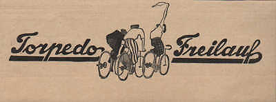 SCHWEINFURT/M., Werbung 1925, Torpedo Freilauf-Rücktritt-Bremse Fahrrad Räder • 15.59€