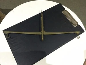 VINTAGE BRASS HANGING SCALE  - Picture 1 of 11