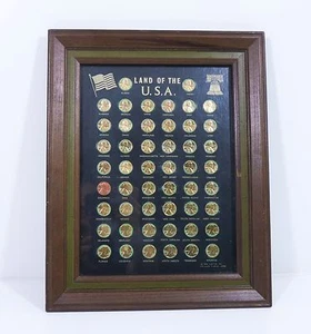 Juego de 50 monedas - Colección de centavos Lincoln enmarcada monedas de coleccionista calidad enmarcada - Imagen 1 de 6
