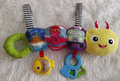 Baby Einstein Discovery Coche Paseo Juguete Barra Viaje Pilar Oruga Sonidos Trabajo Foto 1 de 4