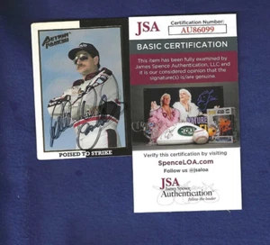 Dale Earnhardt Sr. NASCAR Racing HOF Autographed Action Packed Trading Card JSA - Picture 1 of 1