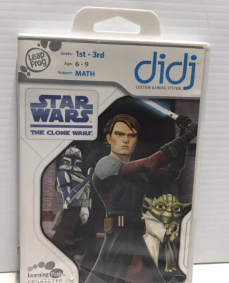Leap Frog Didj Gaming System Star Wars The Clone Wars 1st-3rd Age:6-9 Math New - Image 1 of 4