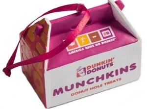 4 DUNKIN DONUTS ORNAMENTS NEW IN PACKAGE - Picture 1 of 3
