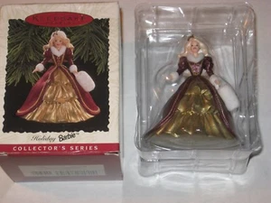 Hallmark 1996 Collector Series Keepsake Ornament Holiday Barbie Victorian Mattel - Picture 1 of 7