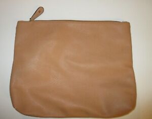 Free People Autumn Brown Large Tote/Cosmetic/Laptop Computer Bag 15”x12” NWOT