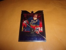 1996 Donruss Elite Die-Cut NHL Hockey WAYNE GRETZKY St.Louis Blues Card