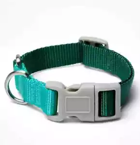 Colección LEGO Objetivo Perro Colorblock Collar Talla Mediana 10"" a 16"" Azul Marisco/Verde - Imagen 1 de 2