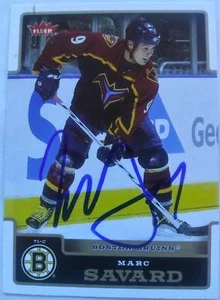 Marc Savard signed hockey card #1 - Picture 1 of 3