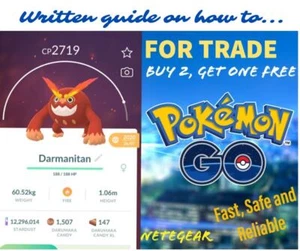 Pokemon DARMANITAN Trade || Buy 2, Get 1 FREE ||  - Picture 1 of 4