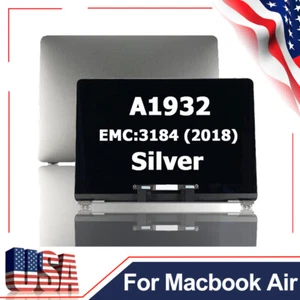 LCD Screen Display Assembly Replacement For Macbook Air 13.3" A1932 2018 EMC3184 - Picture 1 of 8