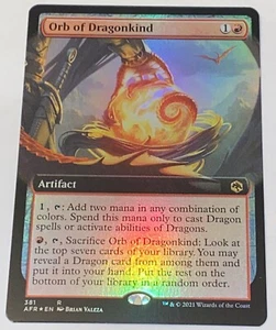Orb of Dragonkind Extended Art FOIL #381 Adventures in the Forgotten Realms NEW - Picture 1 of 2