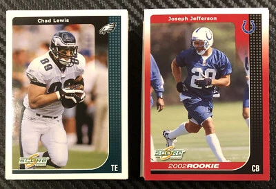 2002 Score Football Cards Singles You Pick - Image 1 of 2
