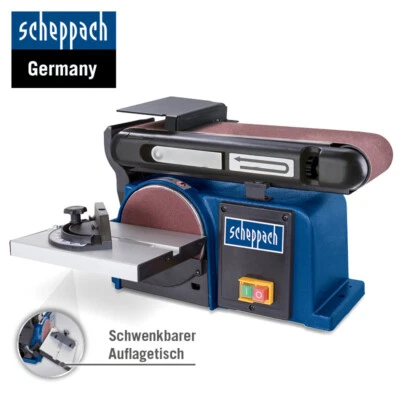 SCHEPPACH BTS800 Bandschleifer Schleifer Schleifmaschine 370 W Tellerschleifer - Bild 1 von 4