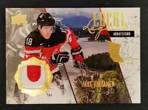 2015 UD TEAM CANADA JUNIORS JAKE VIRTANEN LOCAL LEGENDS PATCH #5/5 - Picture 1 of 2