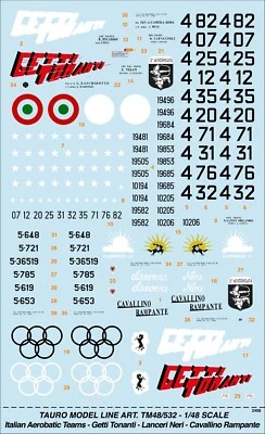 TAURO MODEL TM48/532 P.A. LANC. NERI, CAVAL. RAMPANTE, GET. TONANTI SCALA 1:48 - Immagine 1 di 4