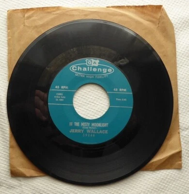 Jerry Wallace 45 RPM Record-In The Misty Moonlight - Image 1 of 2