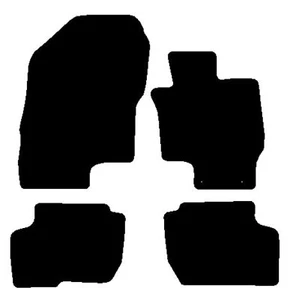 Fits Mitsubishi Outlander Phev GX5 2014 onwards Black Premium Car Mats HITECH - Picture 1 of 6
