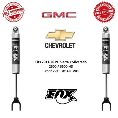 Par de amortiguadores delanteros Fox 2.0 para Sierra / Silverado 11-19 - 2500 / 3500 HD con 7-9" Foto 1 de 4