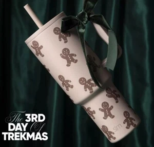 Simple Modern 40 oz Trek Tumbler with Handle and Straw Lid Gingerbread NIB 2024 - Picture 1 of 1