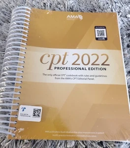 CPT Professional 2022 by American Medical Association (2022, Spiral) New Sealed - Picture 1 of 3