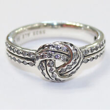 PANDORA Sparkling Love Knot Clear CZ Ring Size 5 - 190997CZ-50