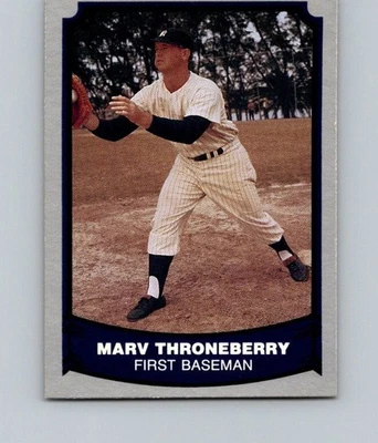 1988 PACIFIC LEGENDS BASEBALL #48 MARV THRONEBERRY           NRMT SF - Image 1 of 2