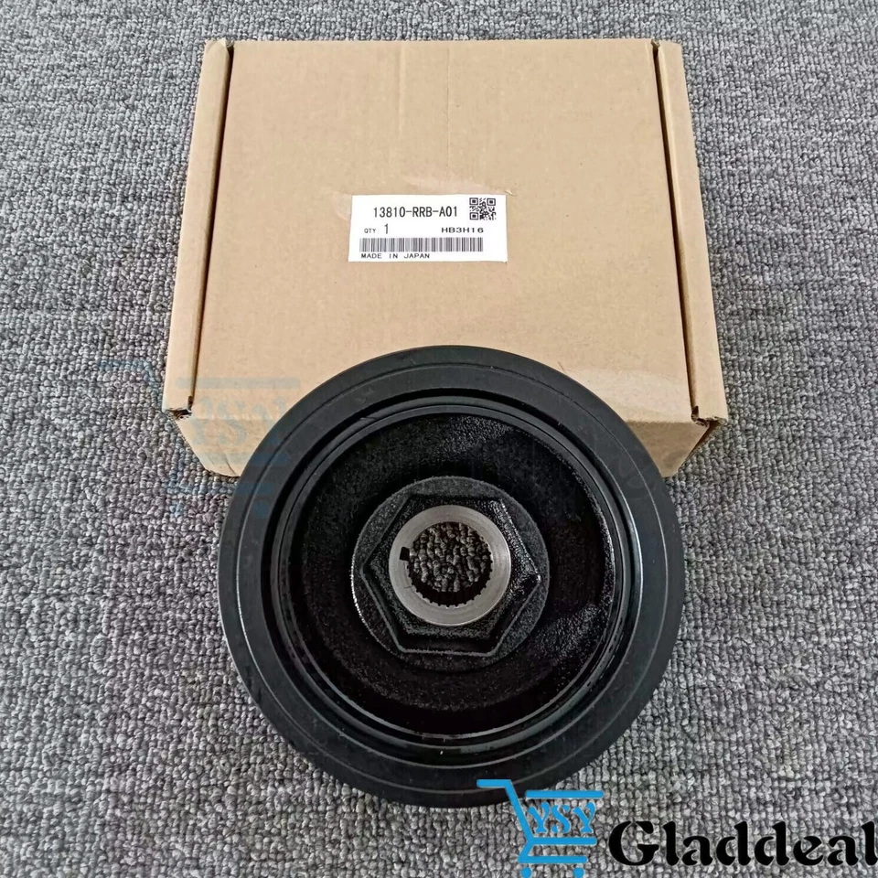 NEW Fit For Honda Acura 06-11 Civic 02-06 RSX  Crankshaft Pulley 13810-RRB-A01 - Image 1 of 4