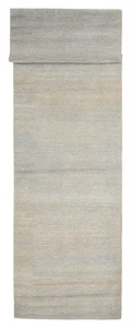 3'1" x 13'7" Vintage Hand-knotted Runner Rug Traditional Oriental Jute Carpet - Picture 1 of 9