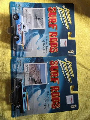JOHNNY LIGHTNING - SURF RODS - Big Kahuna And Coast Busters Unopened  Packages - Image 1 of 2