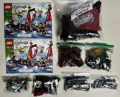 LEGO Castle: Troll Warship (7048) 100% Completo con Instrucciones (sin caja) Foto 1 de 4