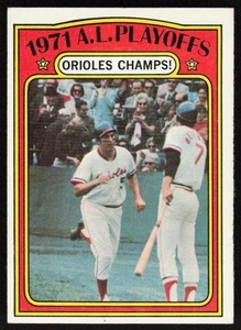 1972 Topps #222 1971 A.L. Playoffs: Orioles Champs! - $1 SHIPPING (JB4) - Picture 1 of 2