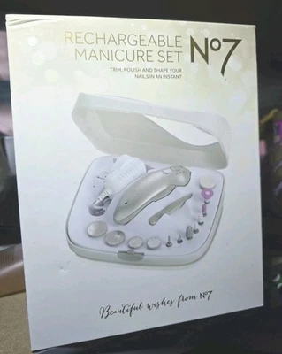 Boots No7 Rechargeable Manicure Set New Boxed