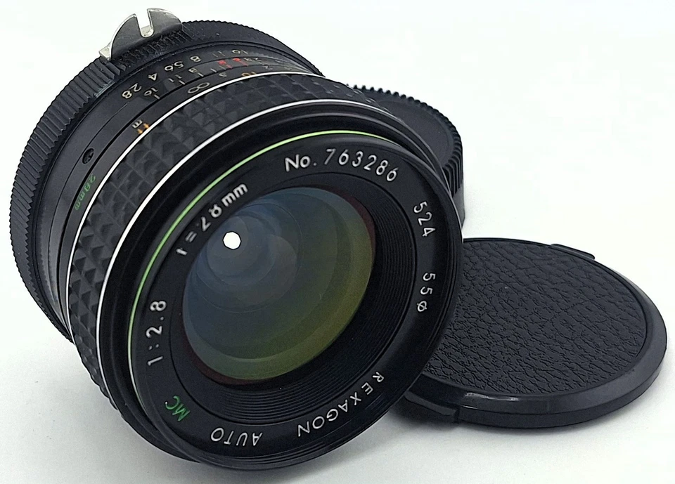 Vtg Rexagon Auto 28mm f/2.8 MC Mount Wide Angle Camera Lens Made in Japan - Image 1 of 4
